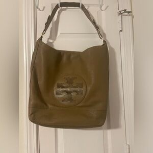 Tory Burch XL hobo leather bag
